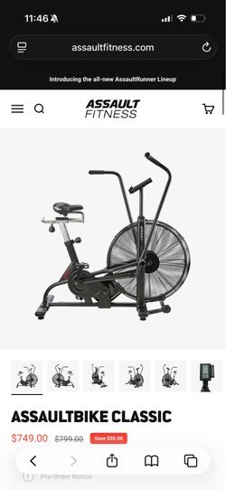 Assault fitness air bike