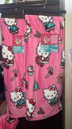 New hello kitty Christmas blankets