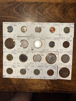 Lot of 20 World Coins from my collection!