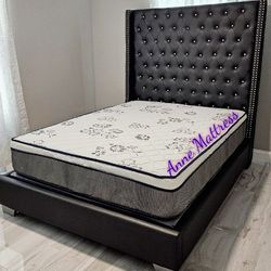 NEW QUEEN PILLOW TOP MATTRESS AND BOX SPRING