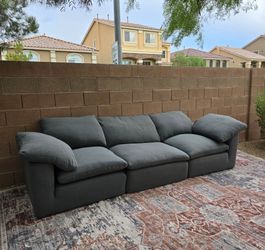Authentic  Restoration Hardware Gray Modular original Cloud Sofa. Free Delivery!!