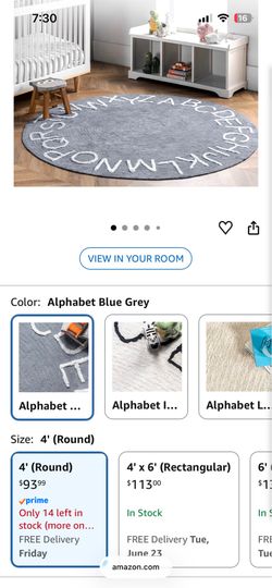 Alphabet Rug