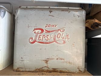 Vintage Pepsi ice chest