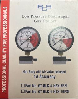 Low pressure diaphragm pressure gauges