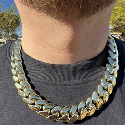 Cuban Link 14k Gold Plated