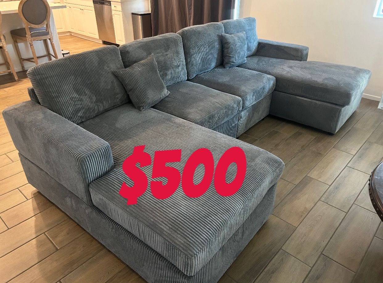 Sectional Couch Double Chaise