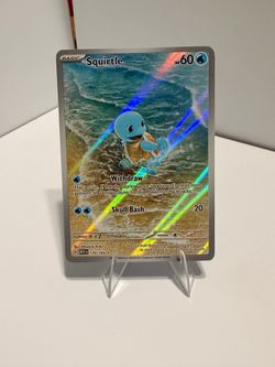 Pokémon Squirtle 170/165 Illustration Rare - Scarlet & Violet 151