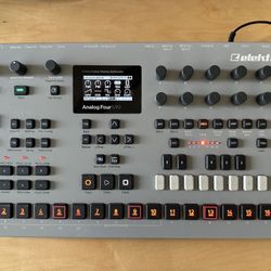 Elektron Analog Four MKII 4-Voice Tabletop Analog Synthesizer - Grey