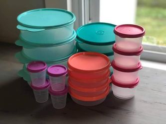 Tupperware, Kitchen, Tupperware Little Wonders Bowls Storage Containers