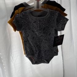 3 Pack Of Onesies 