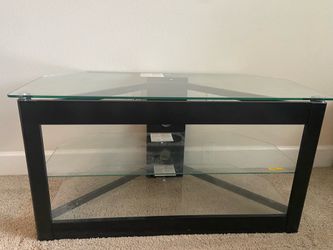 Tv glass stand