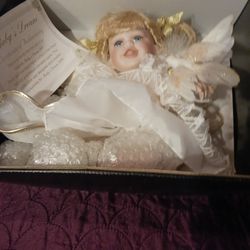 Vintage Porcelain Angel Baby