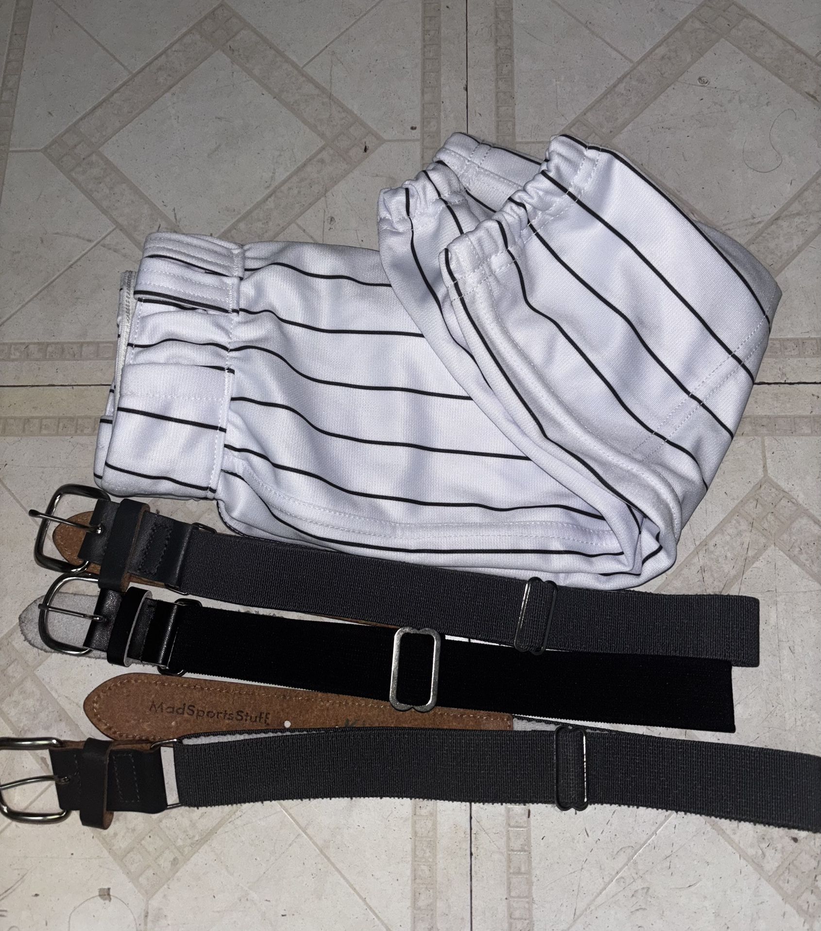 Baseball Pant And Belts