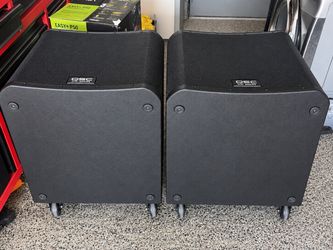 Set of QSC KW181 Series Professional Subwoofers