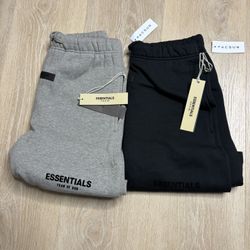 Black And Dark Grey Essential Shorts 