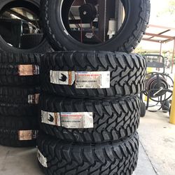 4 new tires 33x12.50x20 Toyo M/T