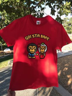 Go! Sta bape t shirt size M dead stock with tags