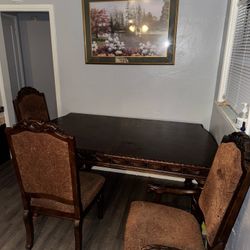 Dining Set Hard Wood