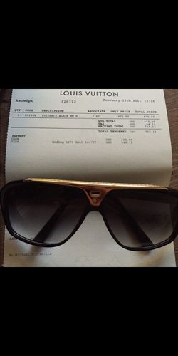 Louis Vuitton Black&Silver Evidence Sunglasses for Sale in Santa Ana, CA -  OfferUp