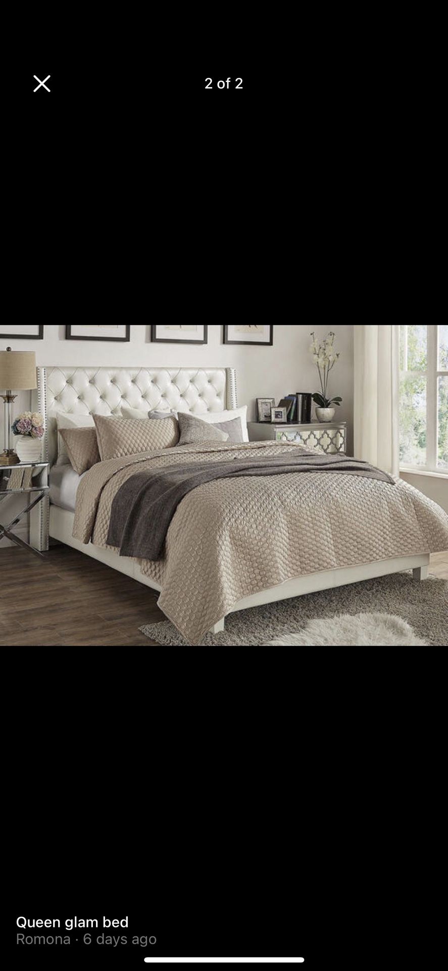 Queen Glam Bed