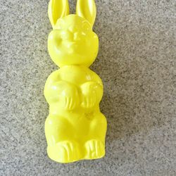Vintage plastic bunny, candy holder