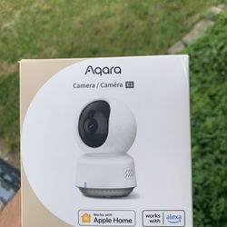 Aqara E1 2K Indoor Security Camera – Pan/Tilt, Night Vision, HomeKit Compatible