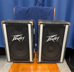 Pair of Vintage Peavey Flex Monitor Speakers