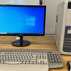 Desktop Computer System Intel i3 CPU With Windows And Office Installed