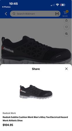 Reebok steel toes size 11Women 9men
