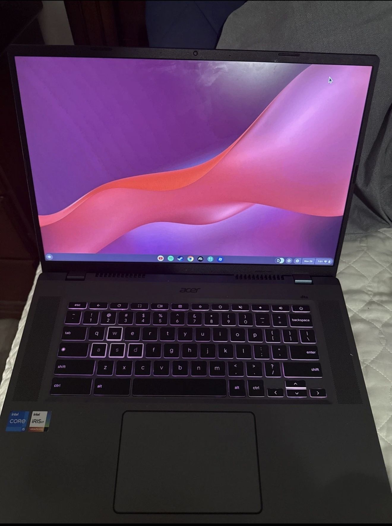 Acer Chromebook Plus 516 GE Gaming Laptop 16in, 8GB RAM, 256GB SSD