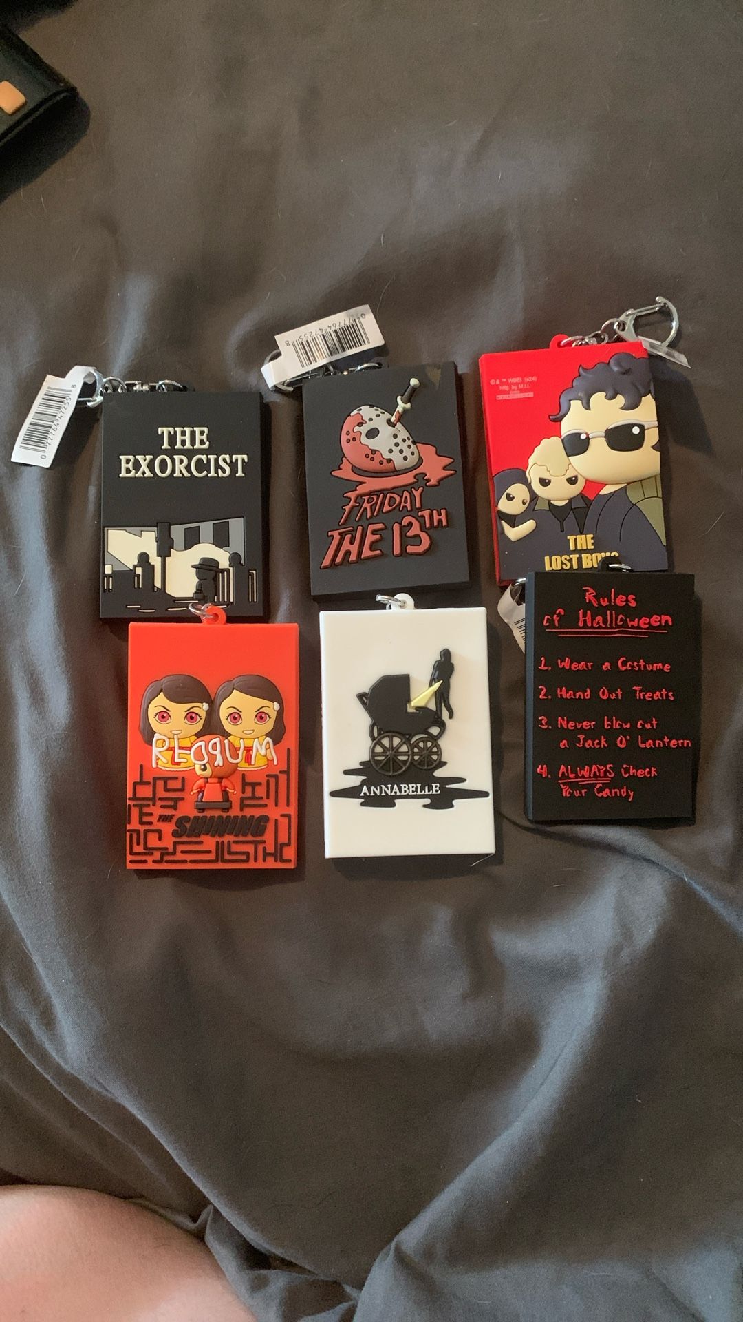 Horror Keychains 6 Pk