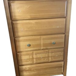 Pine Wood Dresser 