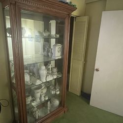 Antique 7 Foot Display Cabinets