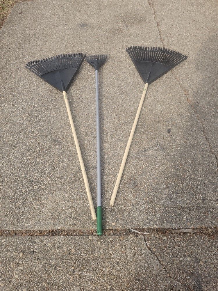 Price Is Firm.. Three Ames Leaf Rakes