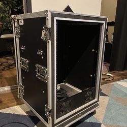 OSP rack case w/ work table