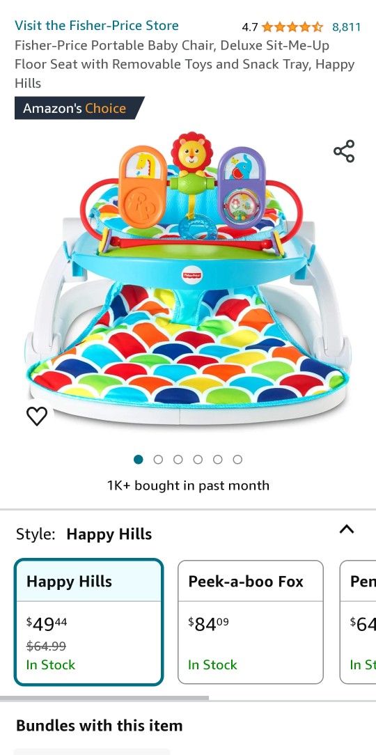 Fisher-Price Portable Baby Chair,
