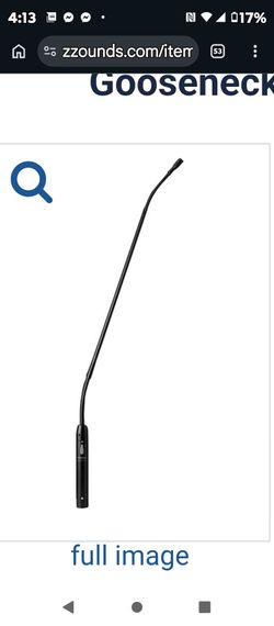 Shure micro flex mx418 gooseneck microphone