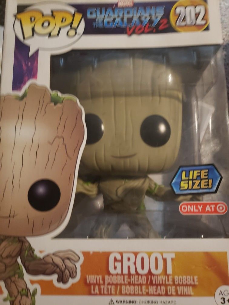 Funko Pop Marvel Groot Life Size