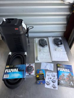 Fluval 306 Canister Filter New Open Box - Missing AquaStop Valve Assembly