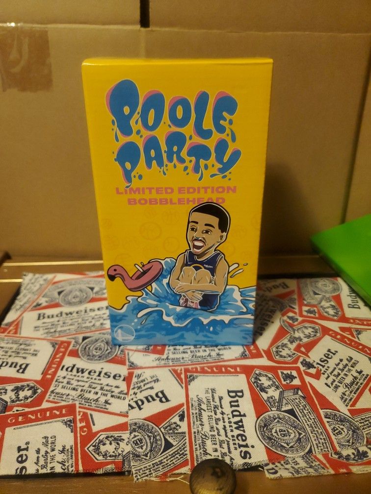 Poole party limited edition bobble head