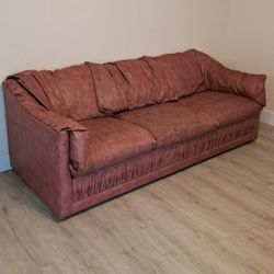 Red Coral  3 Seats Sofa

