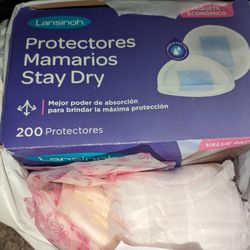Huge Amount Of Breastfeeding Pads And Some Newborn Diapers