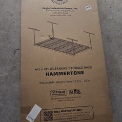 4' x 8' Overhead Garage Storage Rack Frame