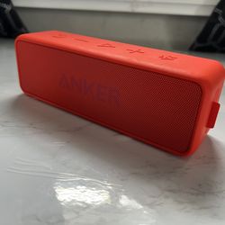 Red Portable Bluetooth Speaker