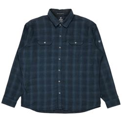 Kuhl Born On The Mountains Flannel Shirt Mens 2XL XXL Blue Plaid Button Down Up