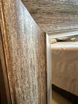 Grey 24in width and 36in length mirror