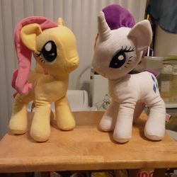 Merry 🎄 CHRISTMAS! plushies My Little Pony, Hasbro , Fluttershy And Rarity Stuffed Animals Plush
