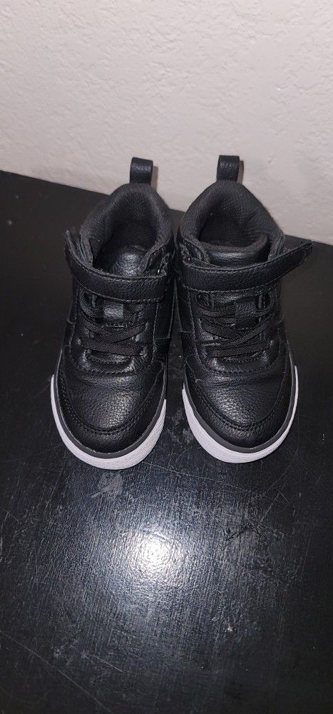 Black Toddler High top Sneakers 