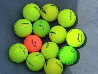 (14)Like New "High Viisibilty "Golf Balls in H.B./F V.