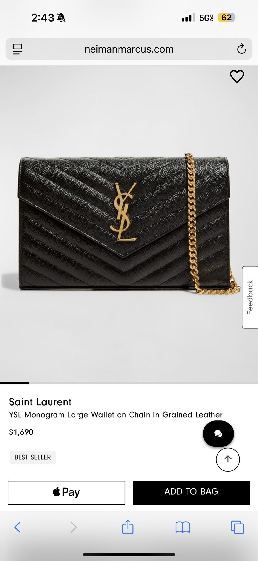 Ysl Wallet On Chain